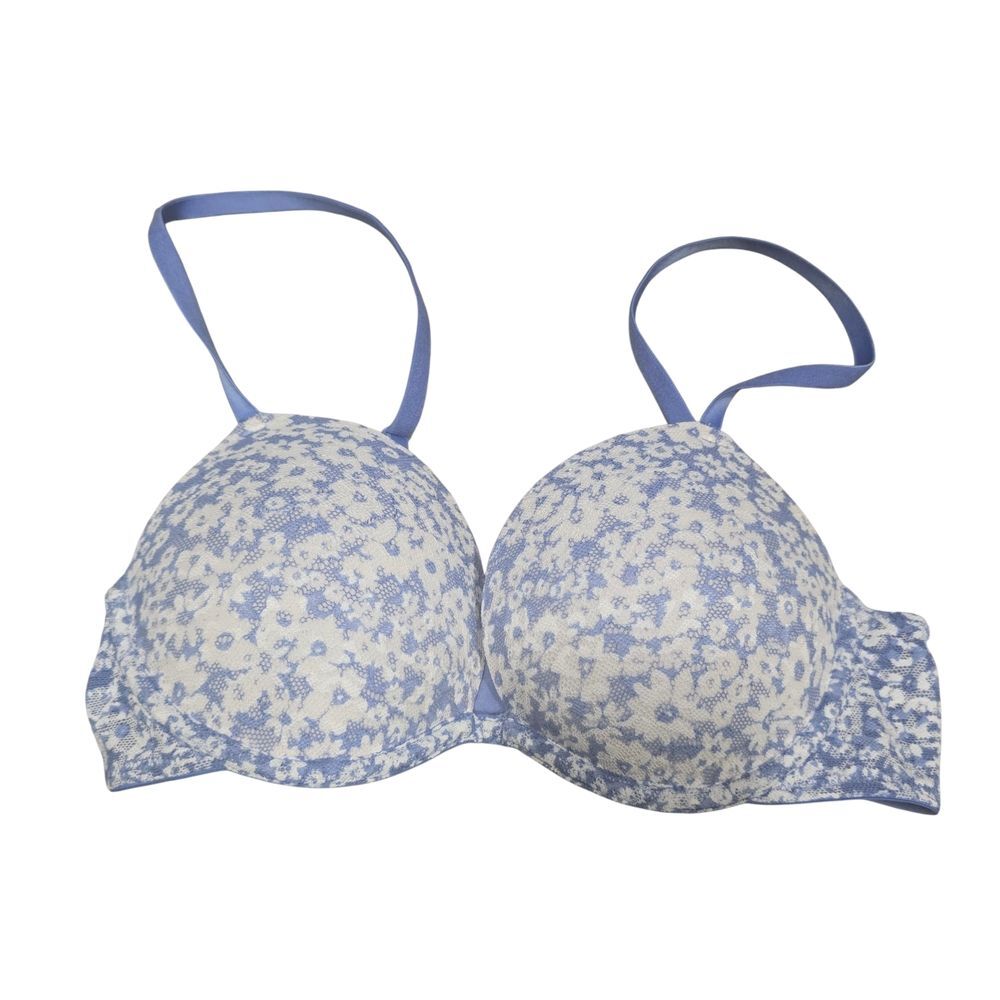Pink Victorias Secret Wear Everywhere Push Up Bra Size 34B
